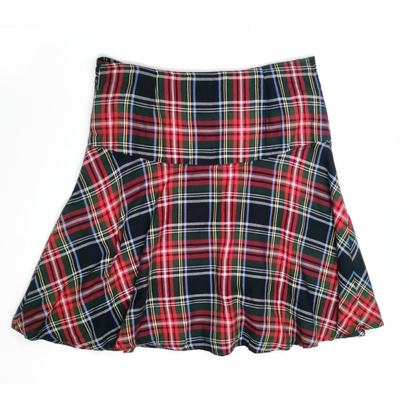 Gretchen Scott Duke Of York Cotton Tartan Plaid Skirt - Picture 2 of 7